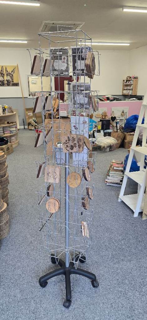 Rotating Card or Coaster Display Rack