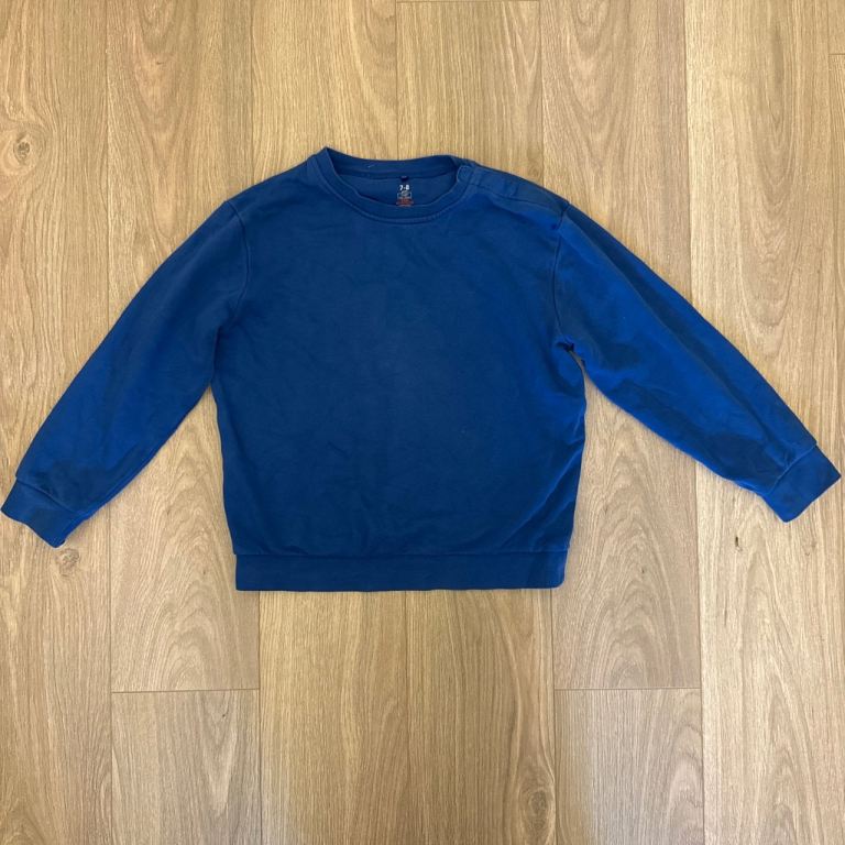 Boys George Blue Sweatshirt - UK 7/8 Years, As Good As New