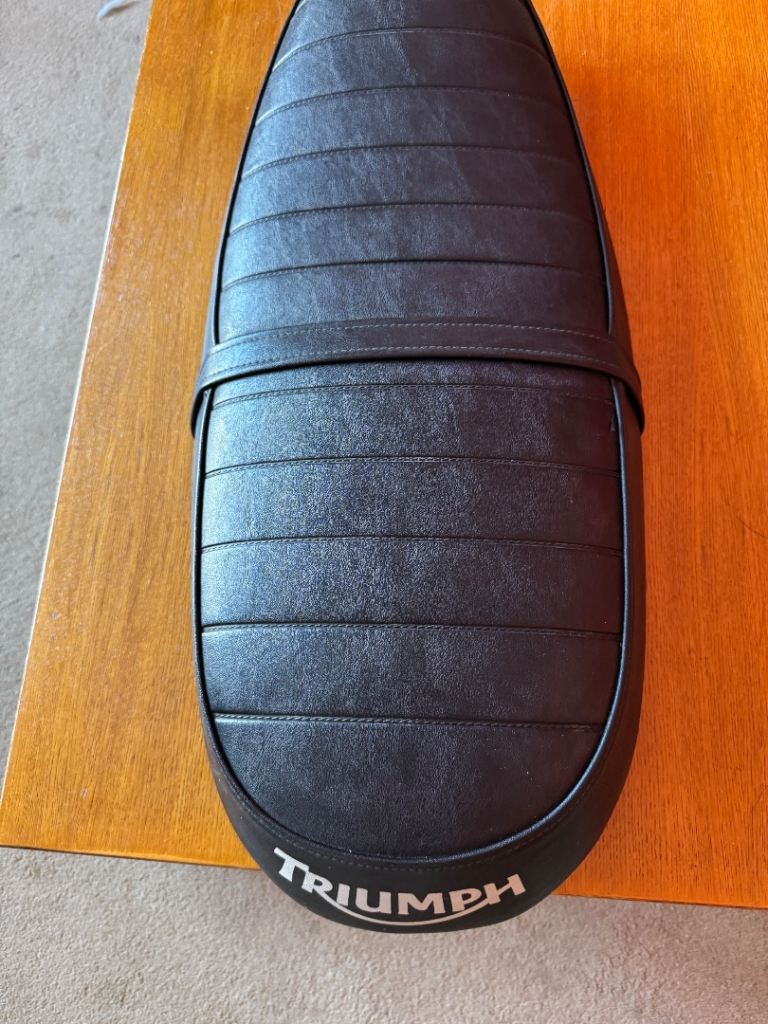 Triumph motorcycle seat