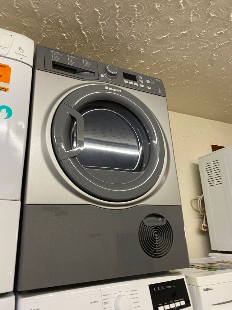 🚚✅GREY HOTPOINT 8KG CONDENSER TUMBLE DRYER £140 WE DO DELIVER 