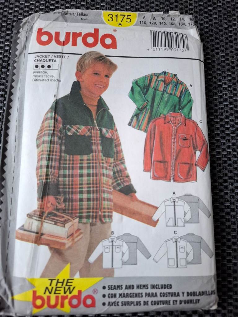 Burda Sewing Pattern for Child Jacket