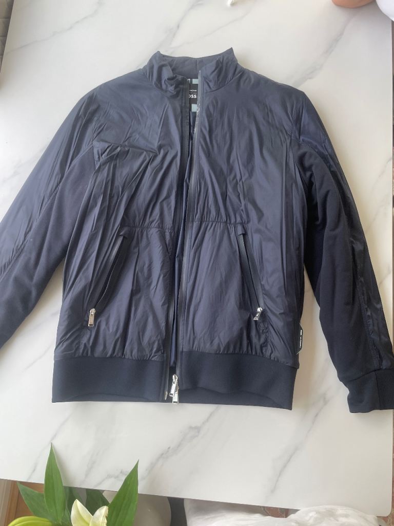 Porsche x BOSS Blue Polyester Jacket - Good Condition