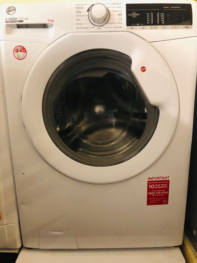 🚚 hoover 9KG load washing machine big size drum can deliver £99