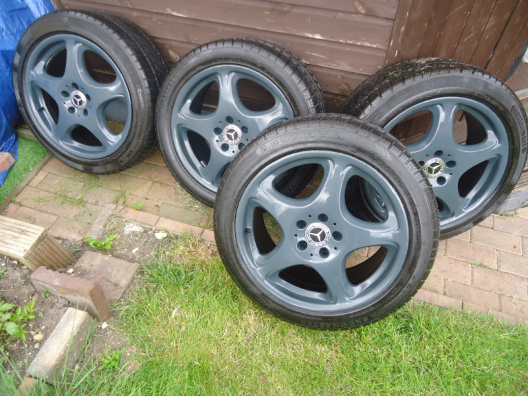 4x 18 Genuine Mercedes  Alloy Wheels +TMPS  Winter Tyres Will Fit S/R class VITO/ VIANO PCD 5x 112