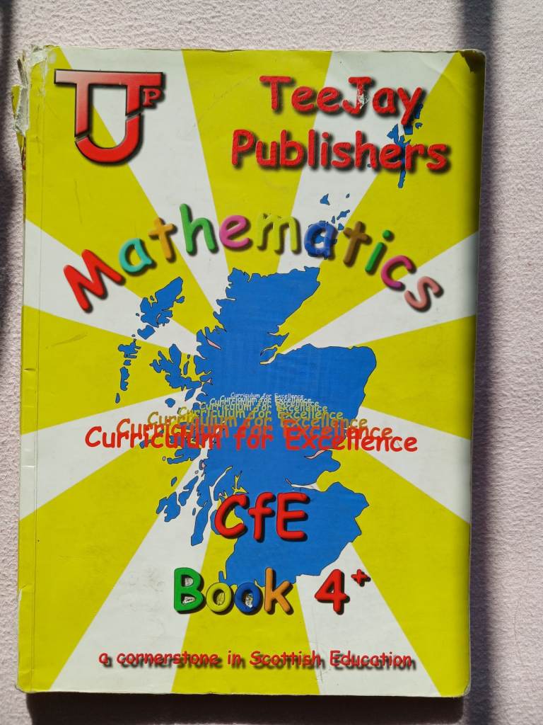 TeeJay Mathematics CFE Book 4+ Textbook