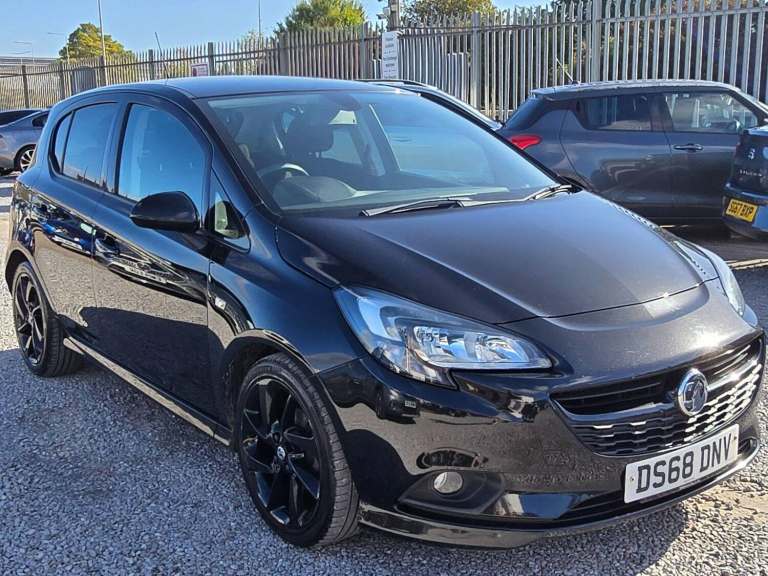 2018 Vauxhall Corsa 1.4i ecoTEC SRi VX Line Nav Black Euro 6 5dr HATCHBACK Petrol Manual
