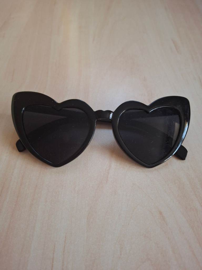 Black Heart-Shaped Hen Do Sunglasses.