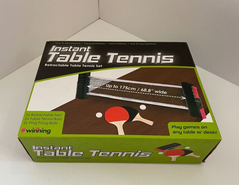 Instant table tennis set 