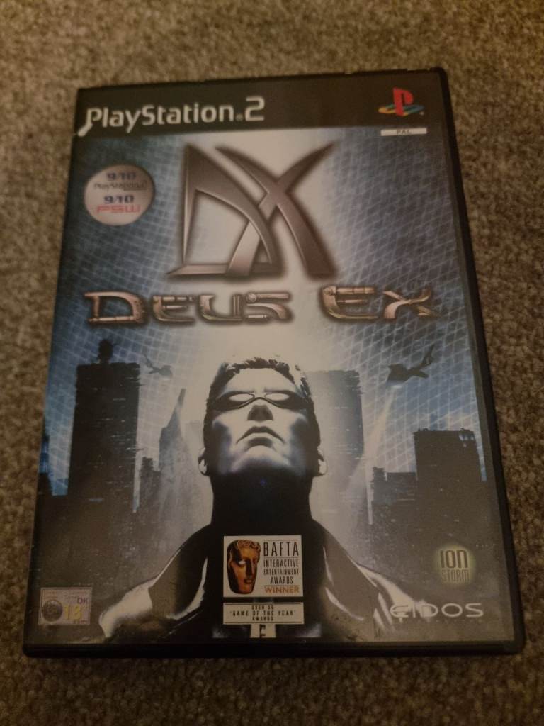 PS2 Deus Ex Complete Game PlayStation 2 Eidos Sci-Fi Classic Manual Excellent Condition