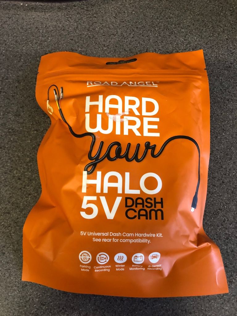 NEW Road Angel Dash Cam Hardwire Kit + SD Card