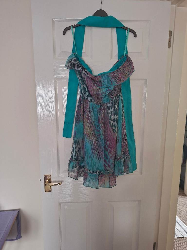 Be Beau multi coloured women's bandeau dress