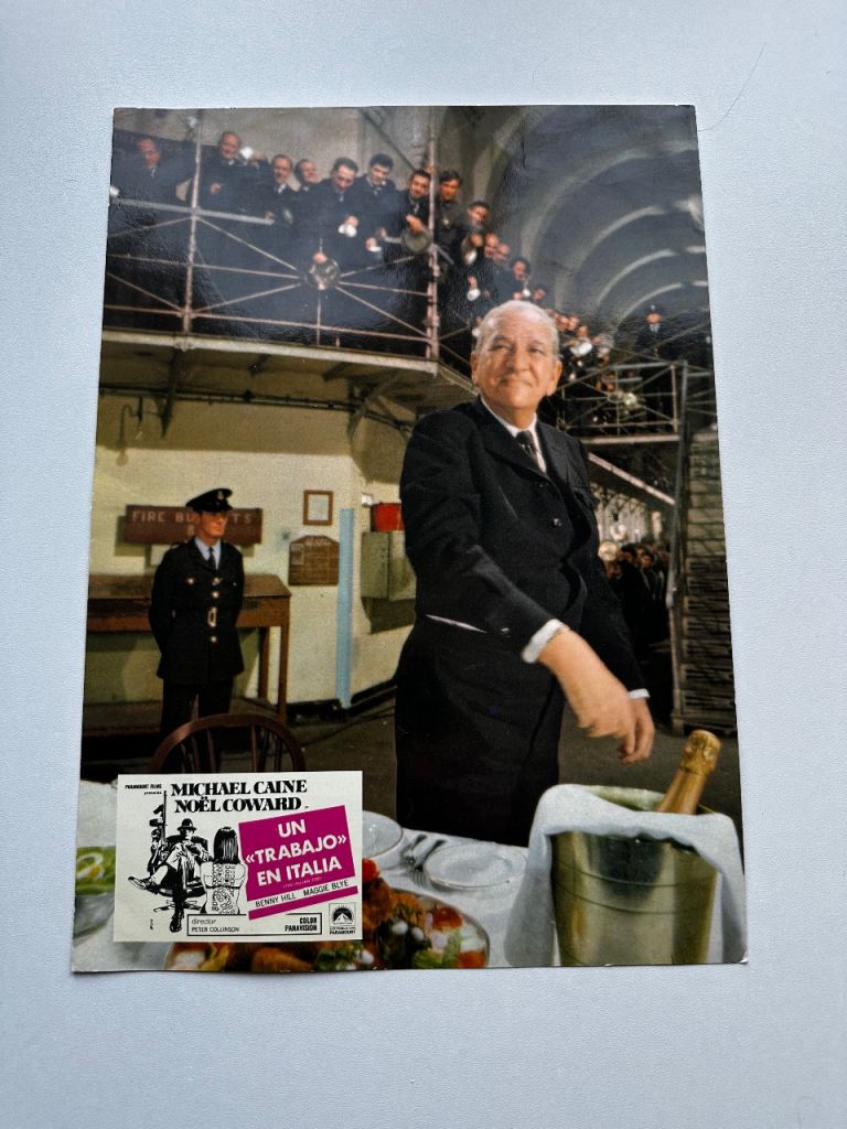 Italian job original movie lobby cards x 3
