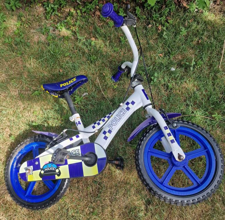 Kids Police Themed Bike