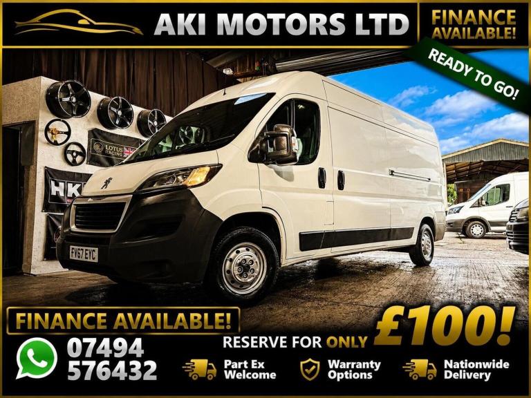PEUGEOT BOXER 2.0 BlueHDi 335 Professional L3 H2 Euro 6 5dr 2017