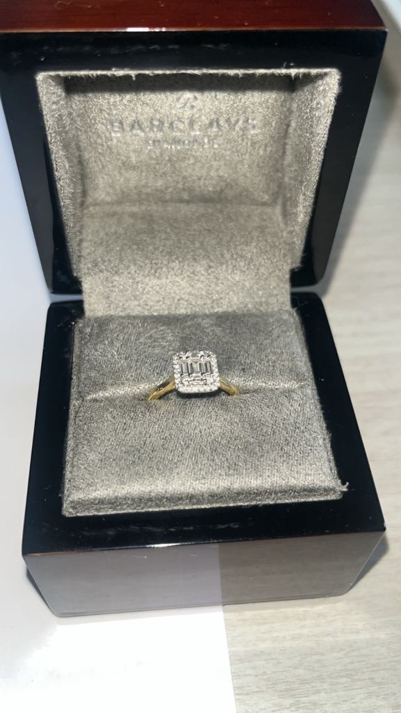 Diamond cluster Ring