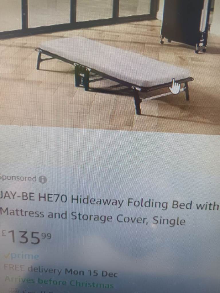 image for Foldaway bed by jay be never been used  still in the box
