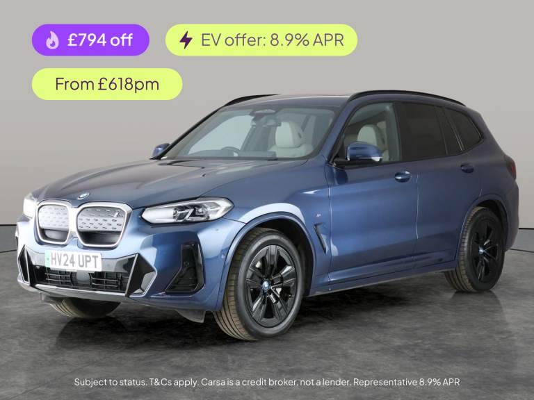 2024 BMW iX3 80kWh M Sport SUV 5dr Electric Auto (286 ps) - CARPLAY - DRIVING ASSISTANT  Suv Elec...