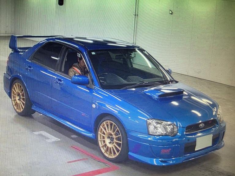 SUBARU IMPREZA WRX STI 2.0L JDM WIDE TRACK TWIN SCROLL Blue Manual Petrol 2005