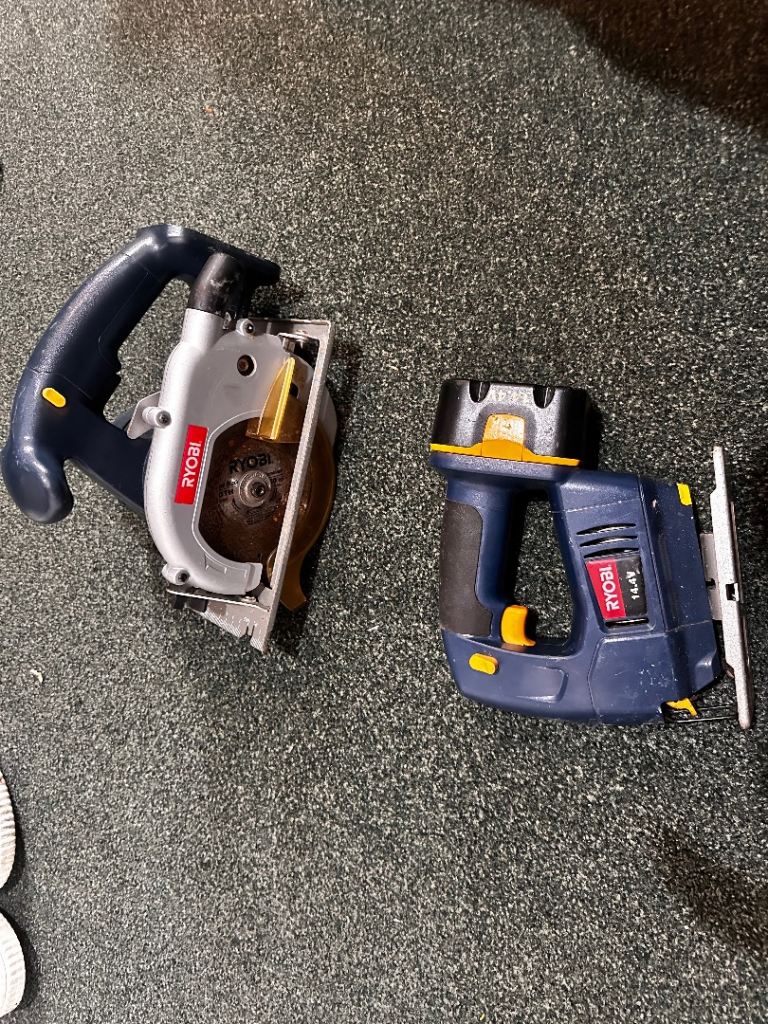 RYOBI R10632 14v CORDLESS 5 ½" CIRCLE CIRCULAR Saw. RYOBI JS-500-QEO 500W 230V Brushless 3-Stage