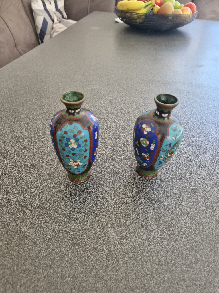 Chinese Cloisonne Vases