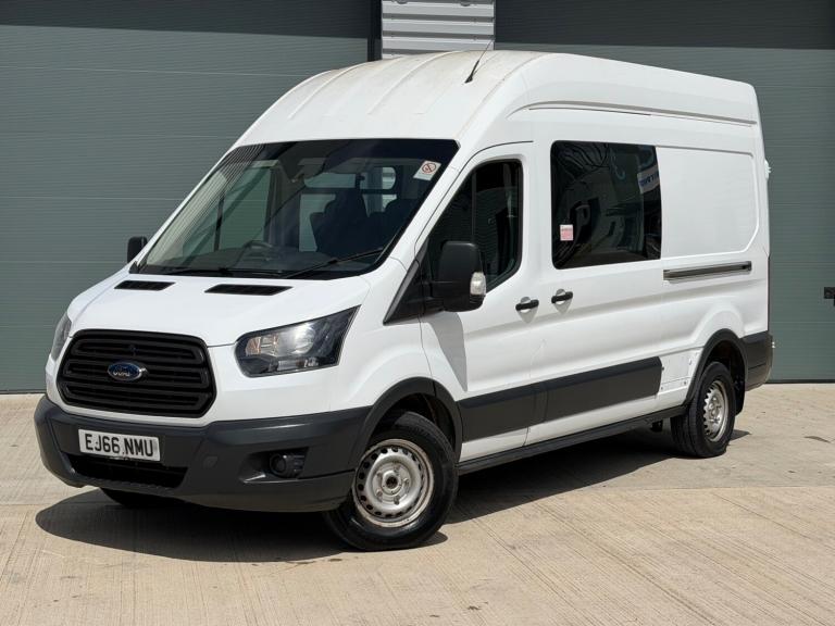 2016 Ford Transit 2.2 TDCi 125ps H3 Van - CREW CAB VAN - 44K MILES + ULEZ + CAMPER MOTORHOME PANE...