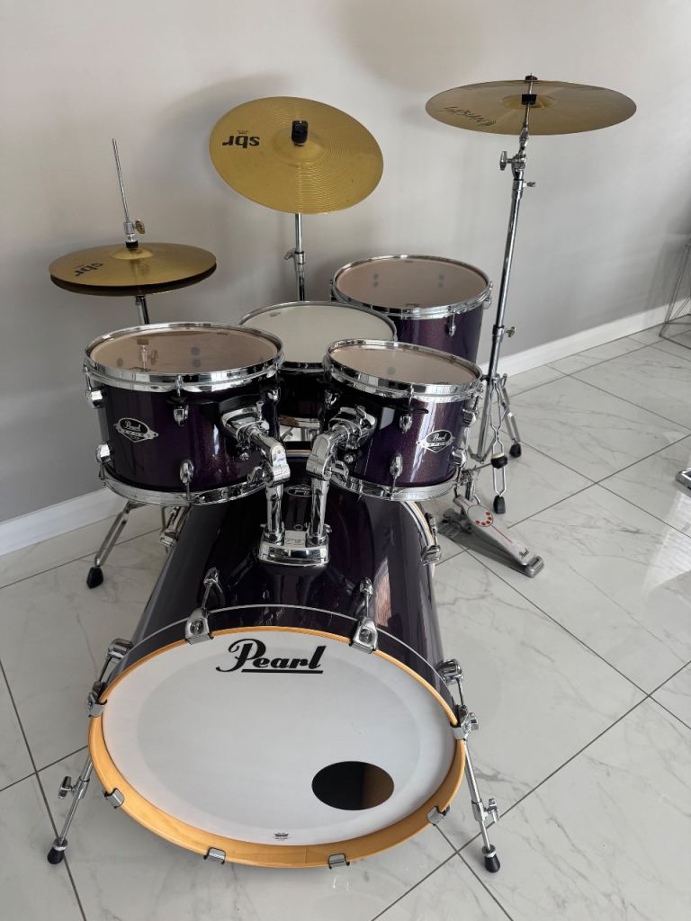 Pearl Export Rock Fusion Full Kit with symbols 