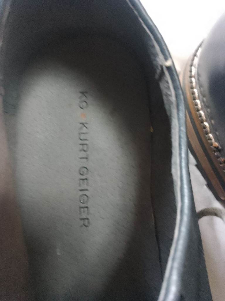 KG Kurt Geiger Black Men's Formal Shoes - Size 41, Good Condition