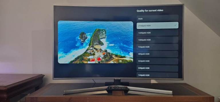 49 inch Samsung Curve 4K UHD Smart TV