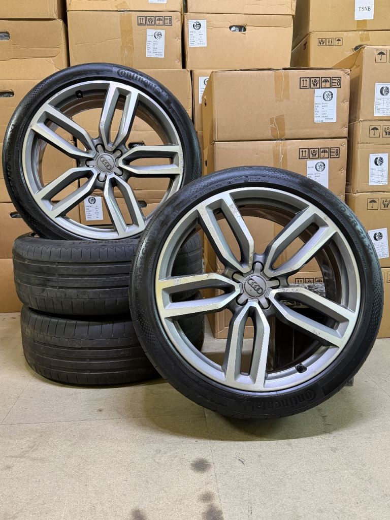 Genuine 21” Audi SQ5 Alloy Wheels & Tyres - 5x112 - A6 - A7 - Q5 - SQ5