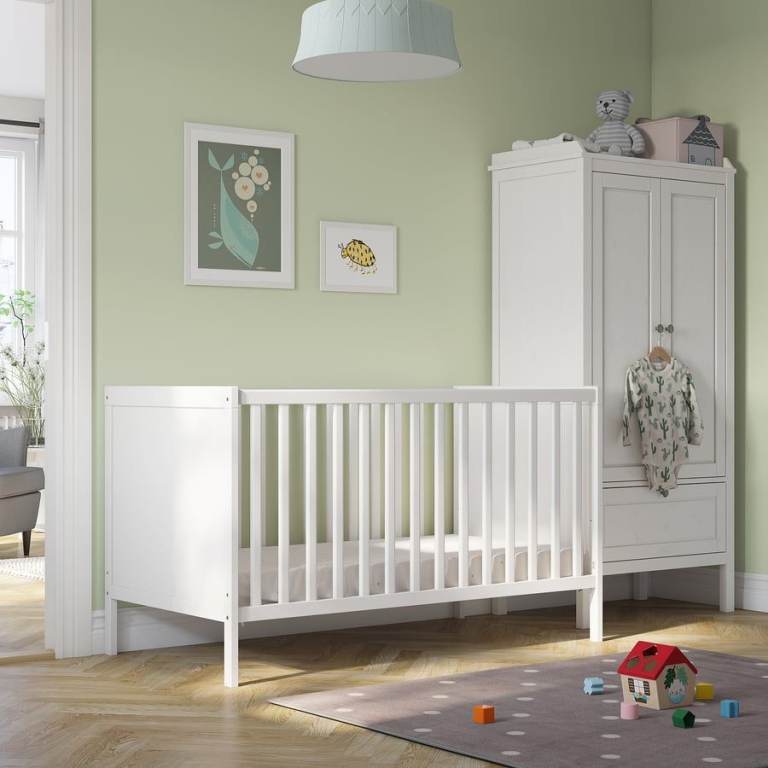 IKEA SUNDVIK Cot, white, 70x140cm