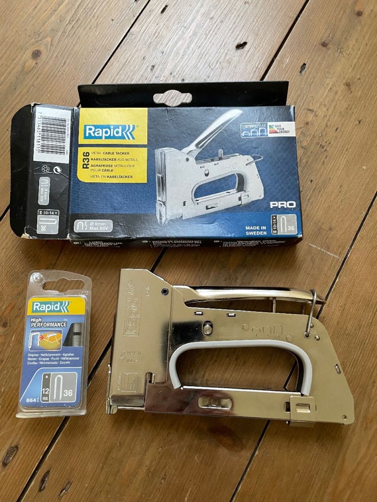 Rapid R36 PRO Staple Gun with Staples – As Good As New