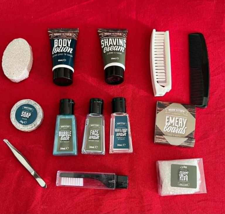 Man`stuff  NEW travel size toiletries x 13