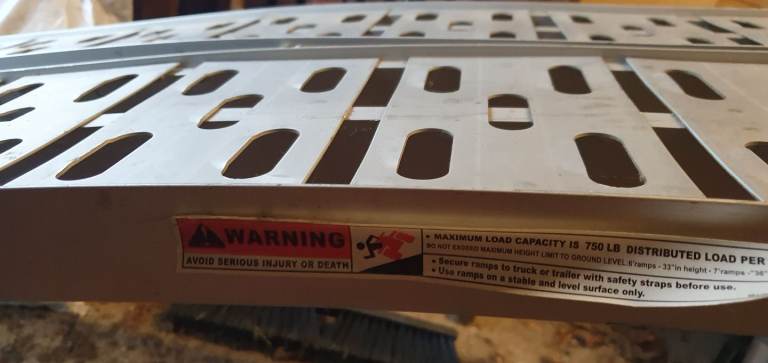 Warrior foldable ramps 