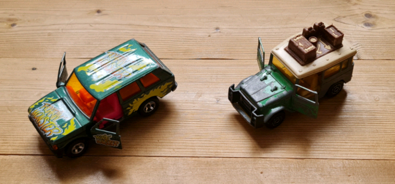 Set of 2 Majorette® Cars, Vintage toy