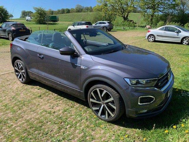 2021 VW T Roc Cabriolet R Line 1.5 Tsi DSG Auto Petrol 24.9k miles+ Winter Pack + Wind Deflector 