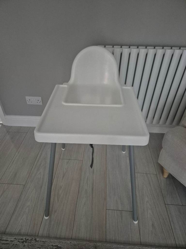 IKEA ANTILOP High Chair – White, Good Condition