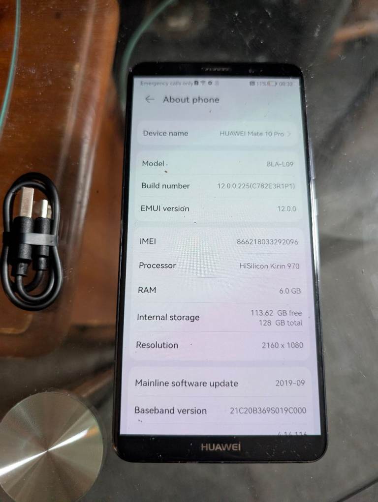 Huawei mate 10 pro smart phone