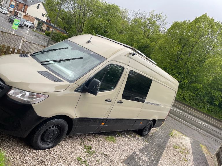 2018 (68 Plate) Mercedes Benz Sprinter LWB Camper van. Part conversion. SOLAR ! 
