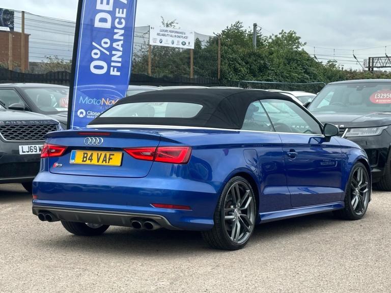  Audi S3 2.0 TFSI Cabriolet S Tronic quattro Euro 6 (s/s) 2dr (Nav) Petrol Automatic