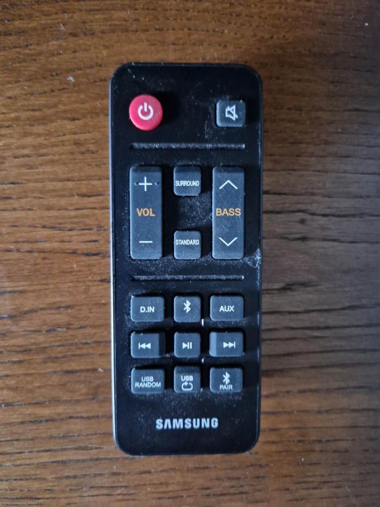 Remote Control for SAMSUNG HW-T400 All-in-One Sound Bar