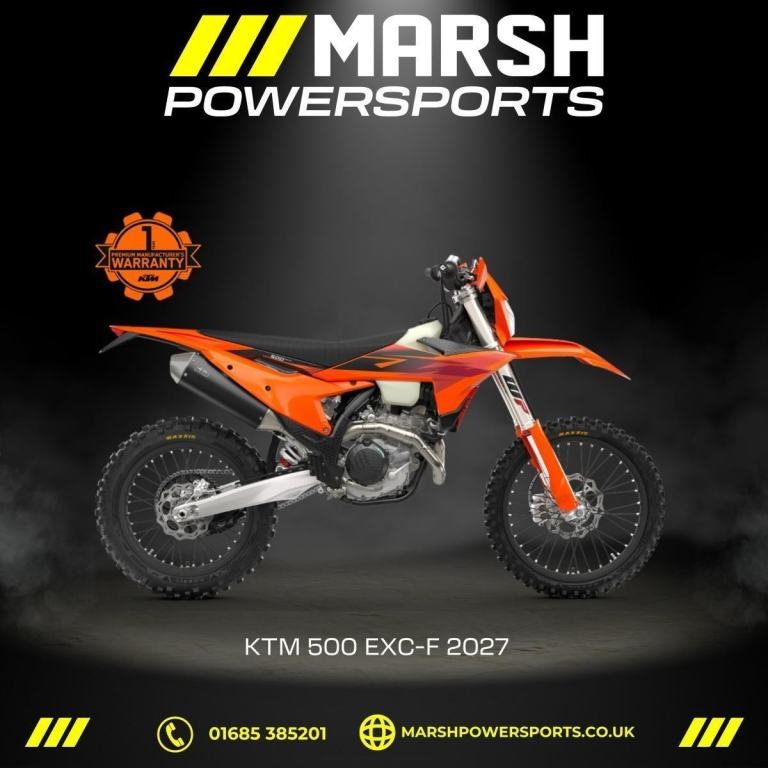 500 EXC-F 2027 Model - KTM Main Dealer - Reserve NOW!
