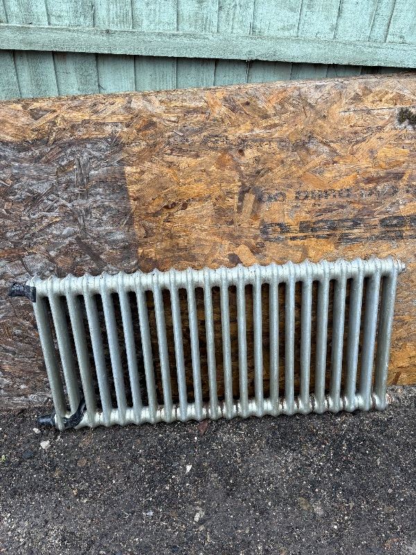 Old cast iron radiator 