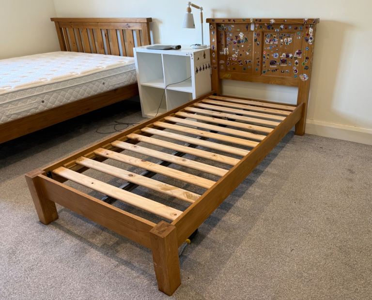 Single Bed solid Oak