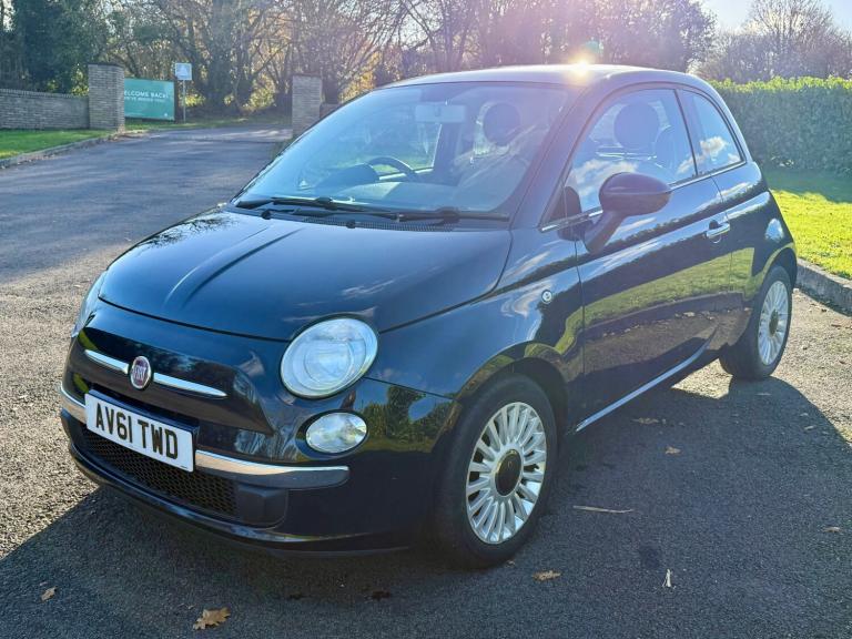 2012 FIAT 500 LOUNGE 1.2 BLUE START/STOP £35 TAX 91K MILES AIR-CON &amp; PAN-ROOF