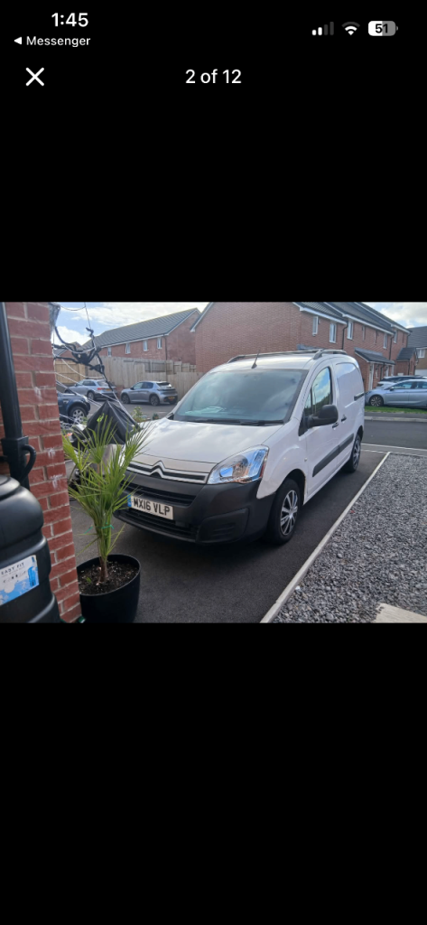 Citroen, BERLINGO, Panel Van, 2016, Manual, 1560 (cc)