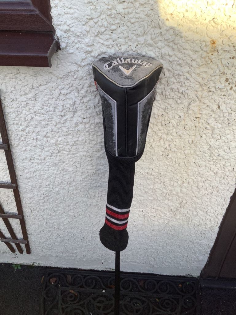 A lovely Left Hand Callaway Big Bertha C4 Driver, including a Callaway protective head cover.