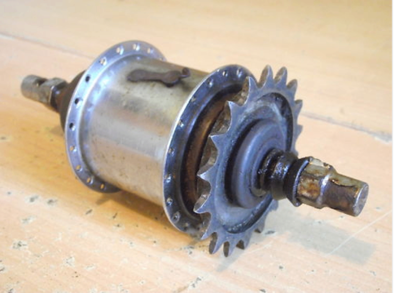 Vintage 1930s BSA bicycle 3-speed internal hub