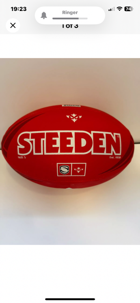 Hull kr size 5 tribal ball ( new in bag)