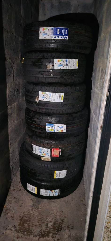 All brand new tyres 