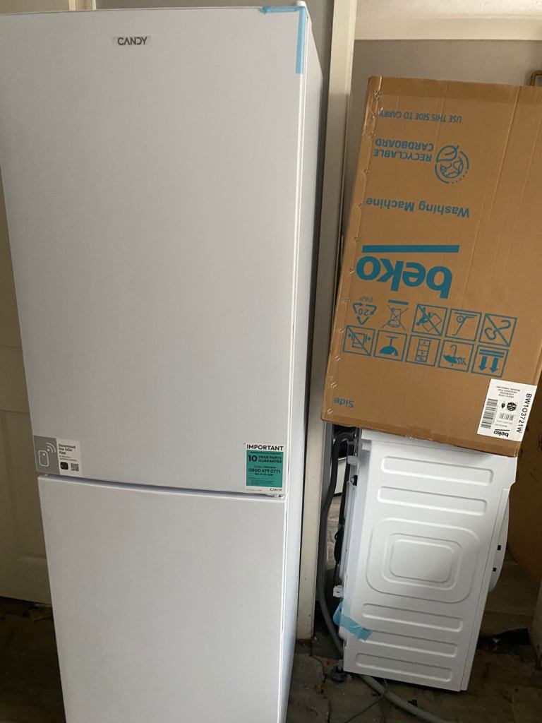 brand new candy fridge freezer